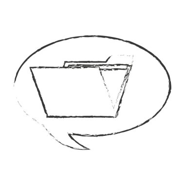 Kabarcık tasarım içinde izole dosya