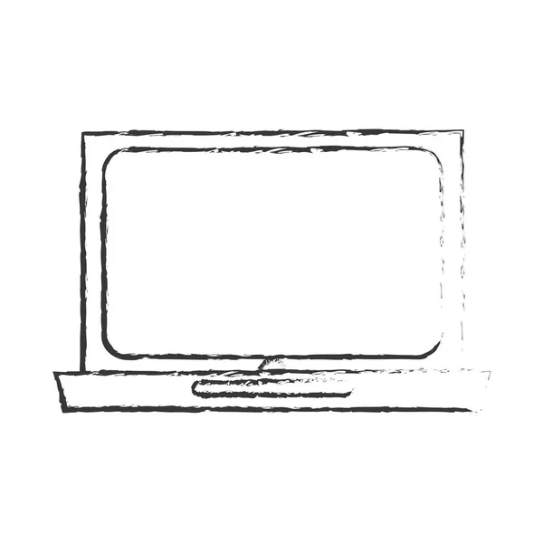 Απομονωμένη φορητό υπολογιστή συσκευή σχεδιασμού — Διανυσματικό Αρχείο