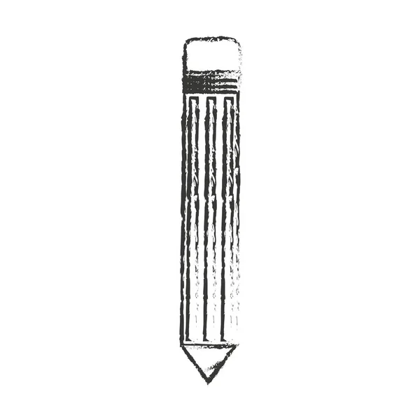 Geïsoleerde potlood gereedschap ontwerp — Stockvector