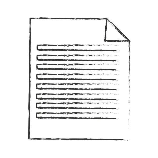 Изолированный лист бумаги — стоковый вектор