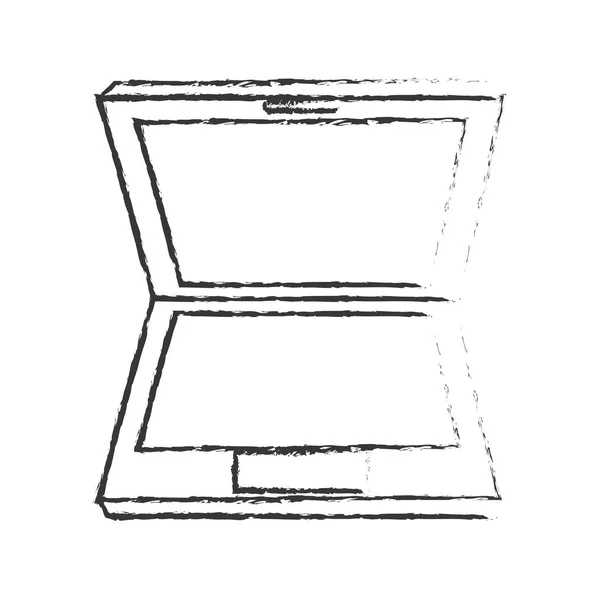 Diseño de dispositivo portátil aislado — Vector de stock