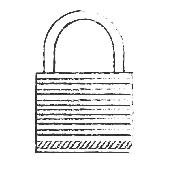 Projeto de cadeado isolado — Vetor de Stock