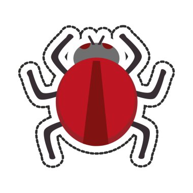 İzole böcek tasarım