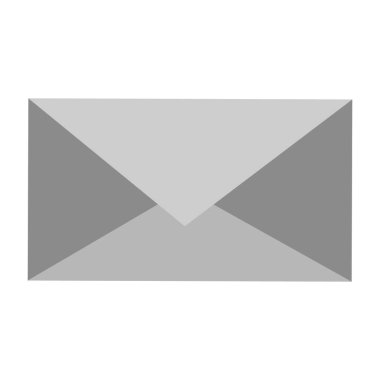 İzole e-posta zarf tasarım