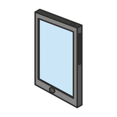 İzole tablet cihaz tasarım