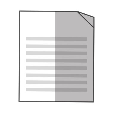 Kağıt tasarım izole parçası