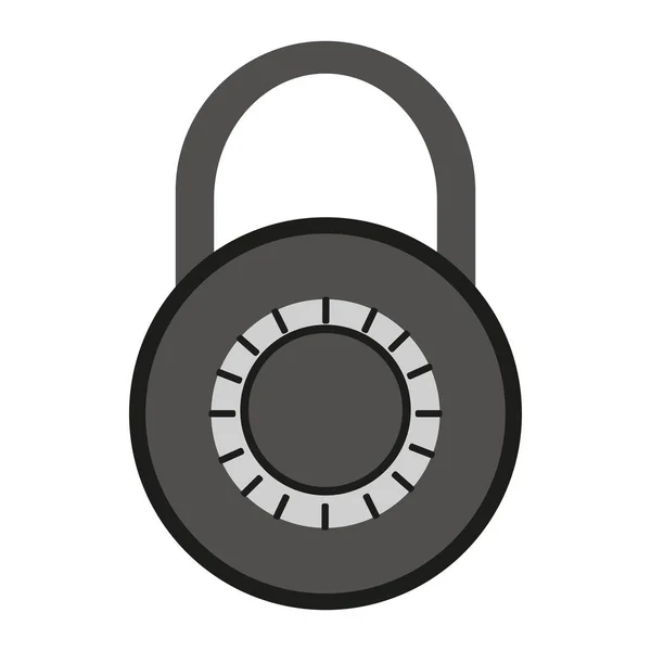 Isolated padlock design — Stock Vector