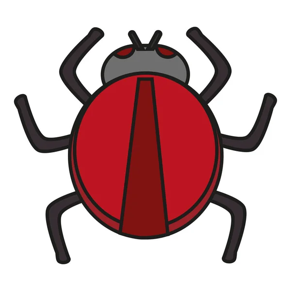 Isolated bug design — Stock Vector