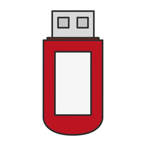 Isolado usb design —  Vetores de Stock