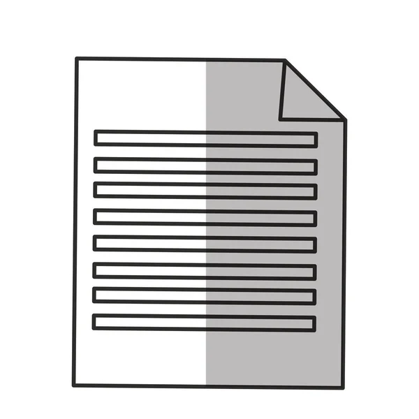 Geïsoleerd stukje ontwerp voor een papieren — Stockvector