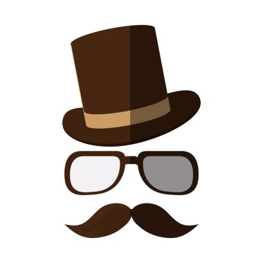 İzole hippi tarzı tasarım