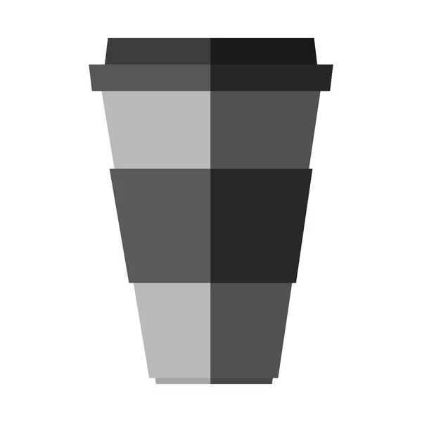 Diseño de taza de café aislado — Vector de stock