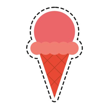 İzole dondurma tasarım