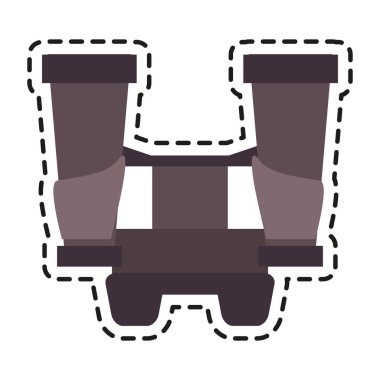 İzole dürbün nesne tasarımı