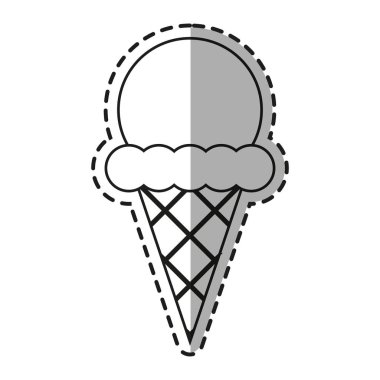 İzole dondurma tasarım