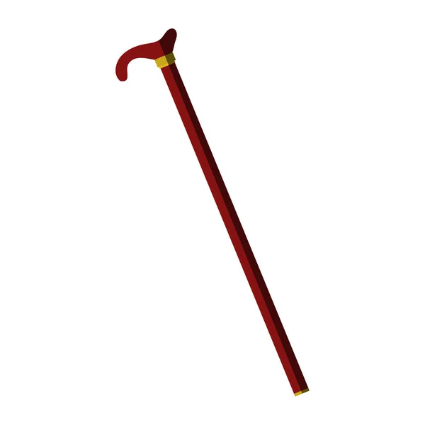 격리 된 지팡이 디자인 — 스톡 벡터