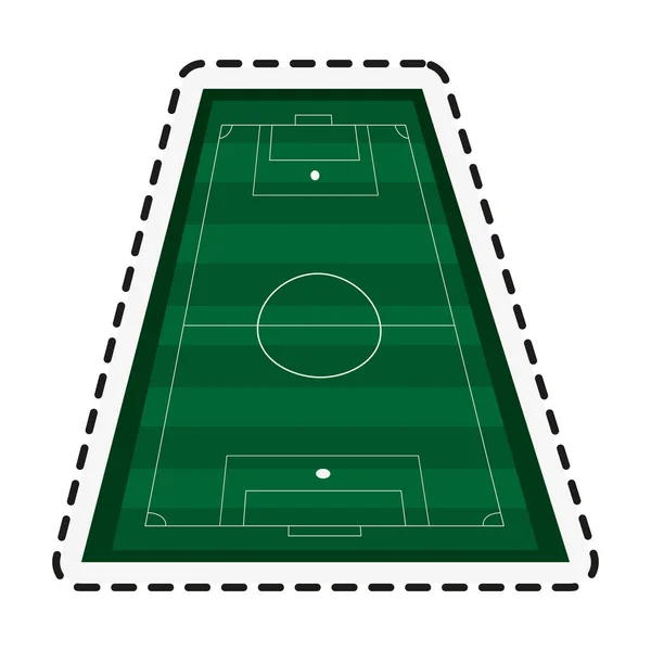 Изолированная лига дизайна футбола — стоковый вектор