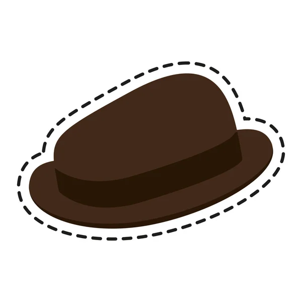 고립 된 모자 디자인 — 스톡 벡터