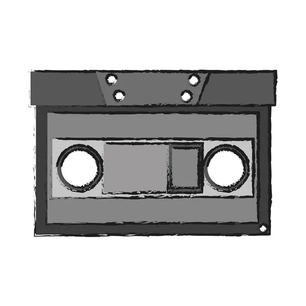 Дизайн изолированных кассетных устройств — стоковый вектор
