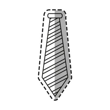 İzole hipster kravat tasarım