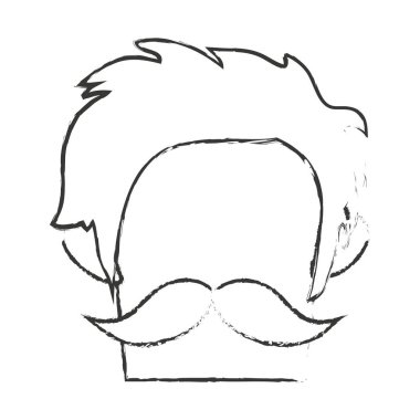 İzole hipster adam tasarım