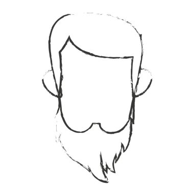 İzole hipster adam tasarım