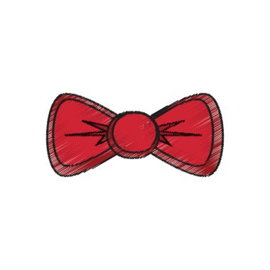 İzole hipster papyon tasarım