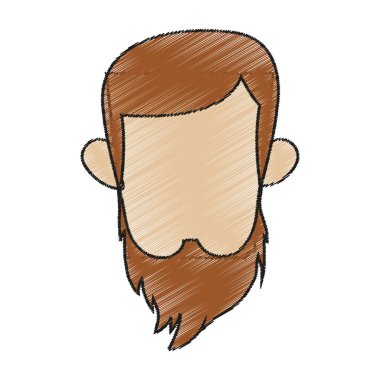 İzole hipster adam tasarım