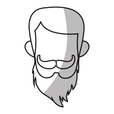 İzole hipster adam tasarım