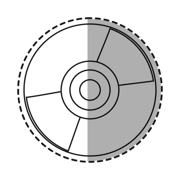 Conception en vinyle isolé — Image vectorielle
