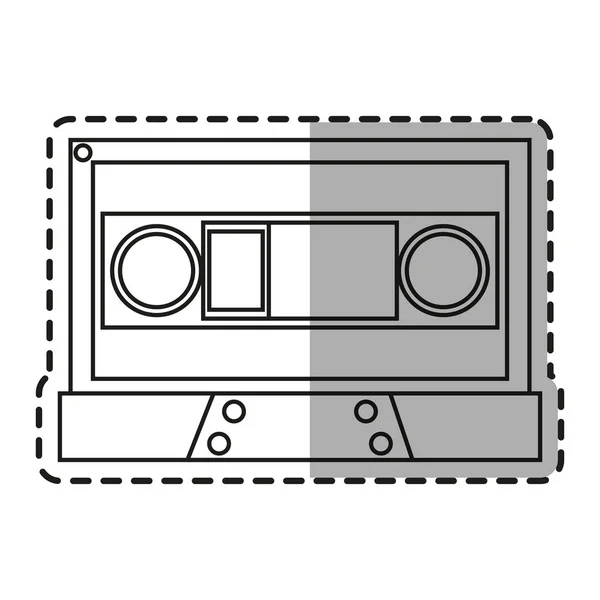 Conception du dispositif à cassette isolée — Image vectorielle