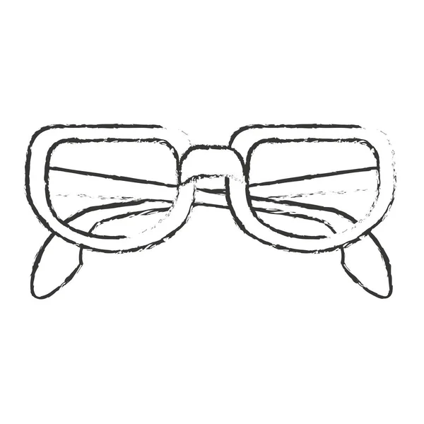 Diseño de gafas de moda aisladas — Archivo Imágenes Vectoriales