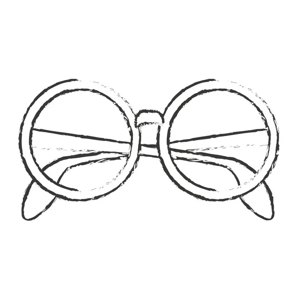 Conception de lunettes de mode isolées — Image vectorielle