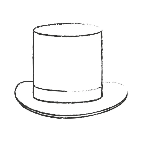 Conception de chapeau isolé — Image vectorielle