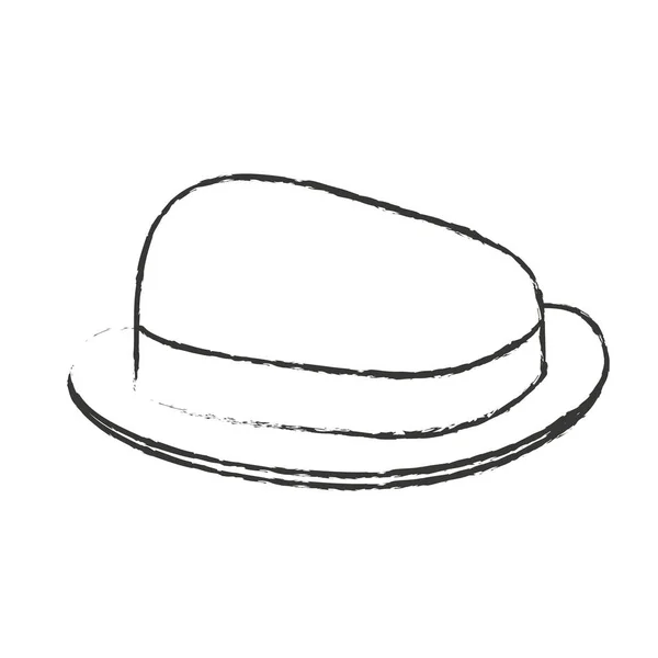 Diseño de sombrero aislado — Archivo Imágenes Vectoriales