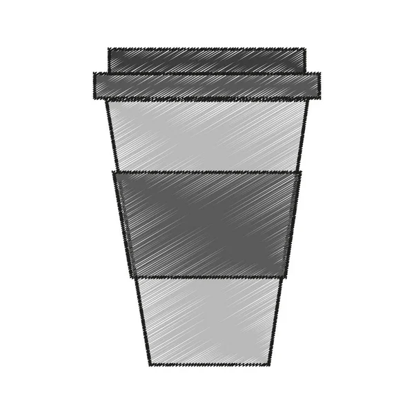 İzole kahve kupa — Stok Vektör