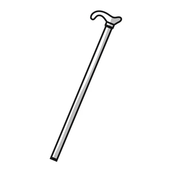 절연된 hipster 지팡이 디자인 — 스톡 벡터