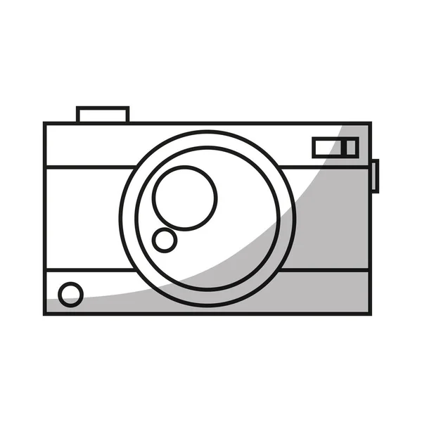 Design del dispositivo della fotocamera isolata — Vettoriale Stock