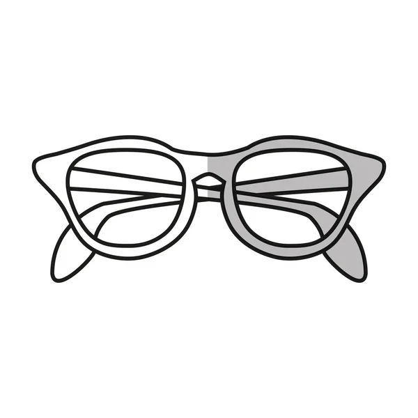 Diseño de gafas de moda aisladas — Archivo Imágenes Vectoriales