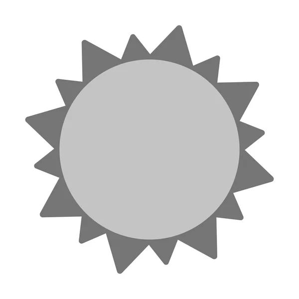 Изолированный дизайн солнца — стоковый вектор