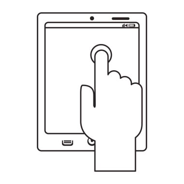 Tablet tasarım dokunmadan el