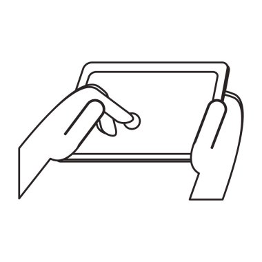 Tablet tasarım holding eller