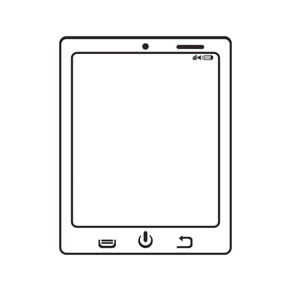 Diseño del dispositivo comprimido aislado — Vector de stock