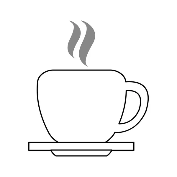 Design de xícara de café isolado — Vetor de Stock