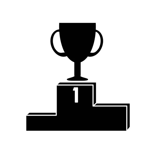 Isolerade trophy cup design — Stock vektor