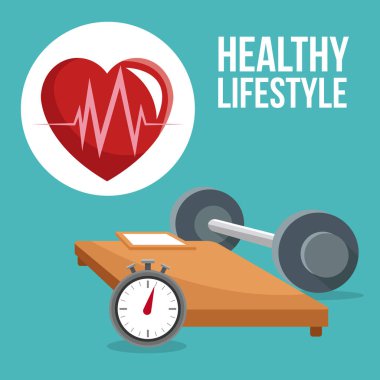 Sağlıklı yaşam tarzı tasarım Icon set