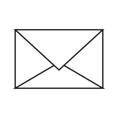 İzole e-posta zarf tasarım