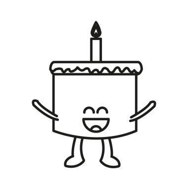 İzole pasta tasarım