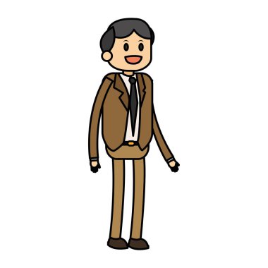 İzole iş adamı tasarım