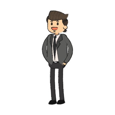 İzole iş adamı tasarım